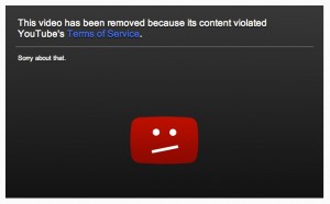 YouTube-Video gesperrt